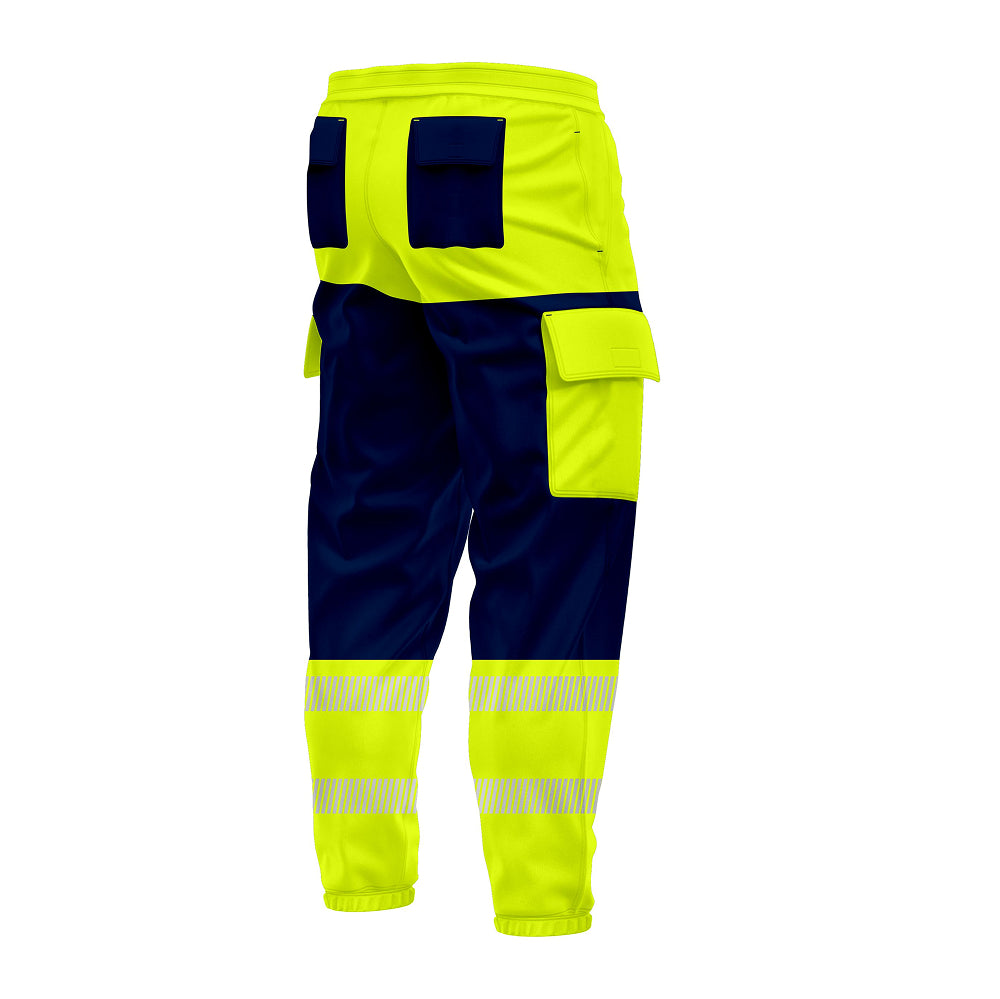 Toro Activa Workwear Fleece Joggers TR107 - Yellow/Navy TORO ACTIVA