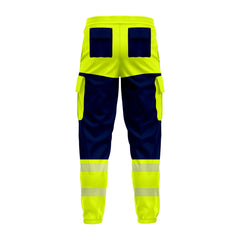 Toro Activa Workwear Fleece Joggers TR107 Yellow Navy TORO ACTIVA
