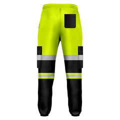 Toro Activa Workwear Fleece Joggers TR103- Yellow/Black 2XL TORO ACTIVA