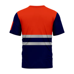 Toro Activa Hi-Vis Workwear TShirt T101 - Orange/Navy TORO ACTIVA
