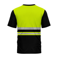 Toro Activa Hi-Vis Workwear TShirt T103 - Black/Yellow TORO ACTIVA