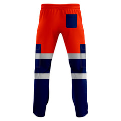Toro Activa Workwear Fleece Joggers TR101 - Orange/Navy 2XL TORO ACTIVA