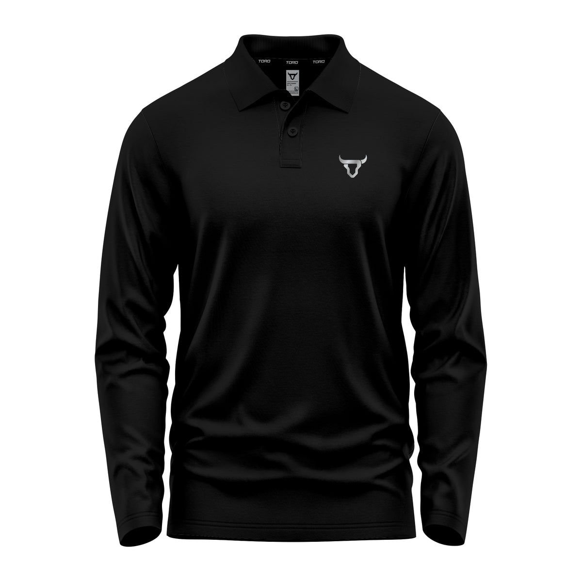 Toro Activa Dri-FIT Performance Long Sleeve Polo Black TORO ACTIVA