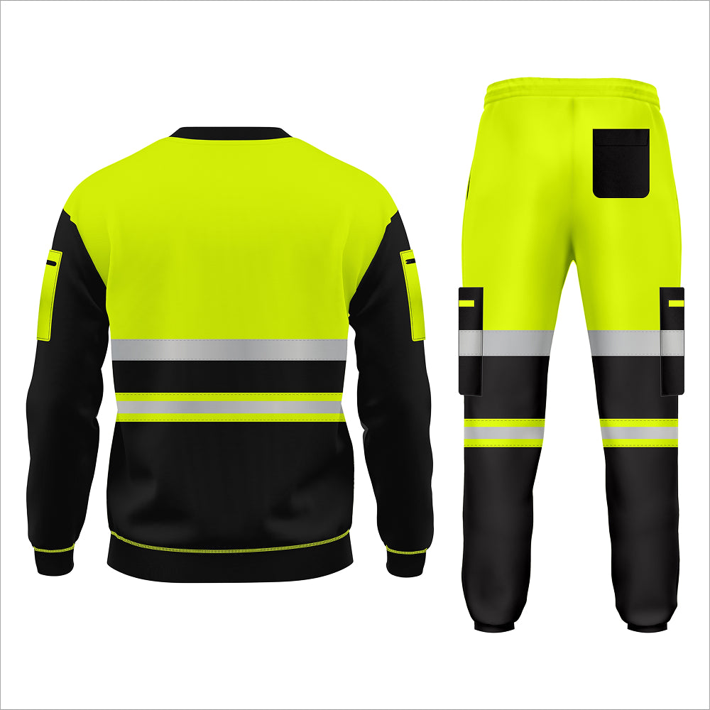 Toro Activa Essential Hi-Vis Fleece Pullover Tracksuit - TS103 TORO ACTIVA