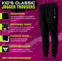 Toro Activa Mens Fleece Joggers - Black/Olive TORO ACTIVA