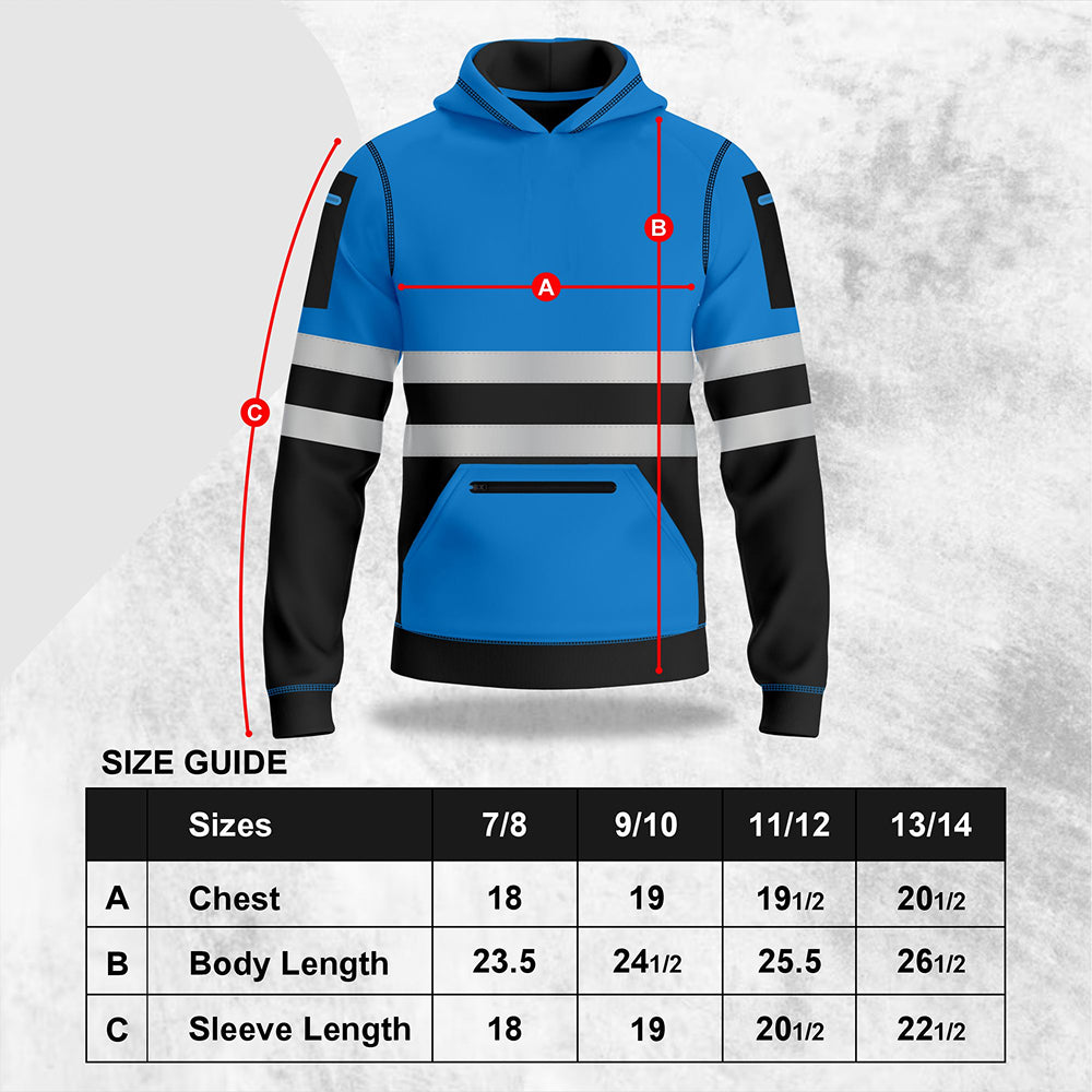 Toro Activa Hi-Vis Fleece Pullover Hoodie 1006 Kids TORO ACTIVA