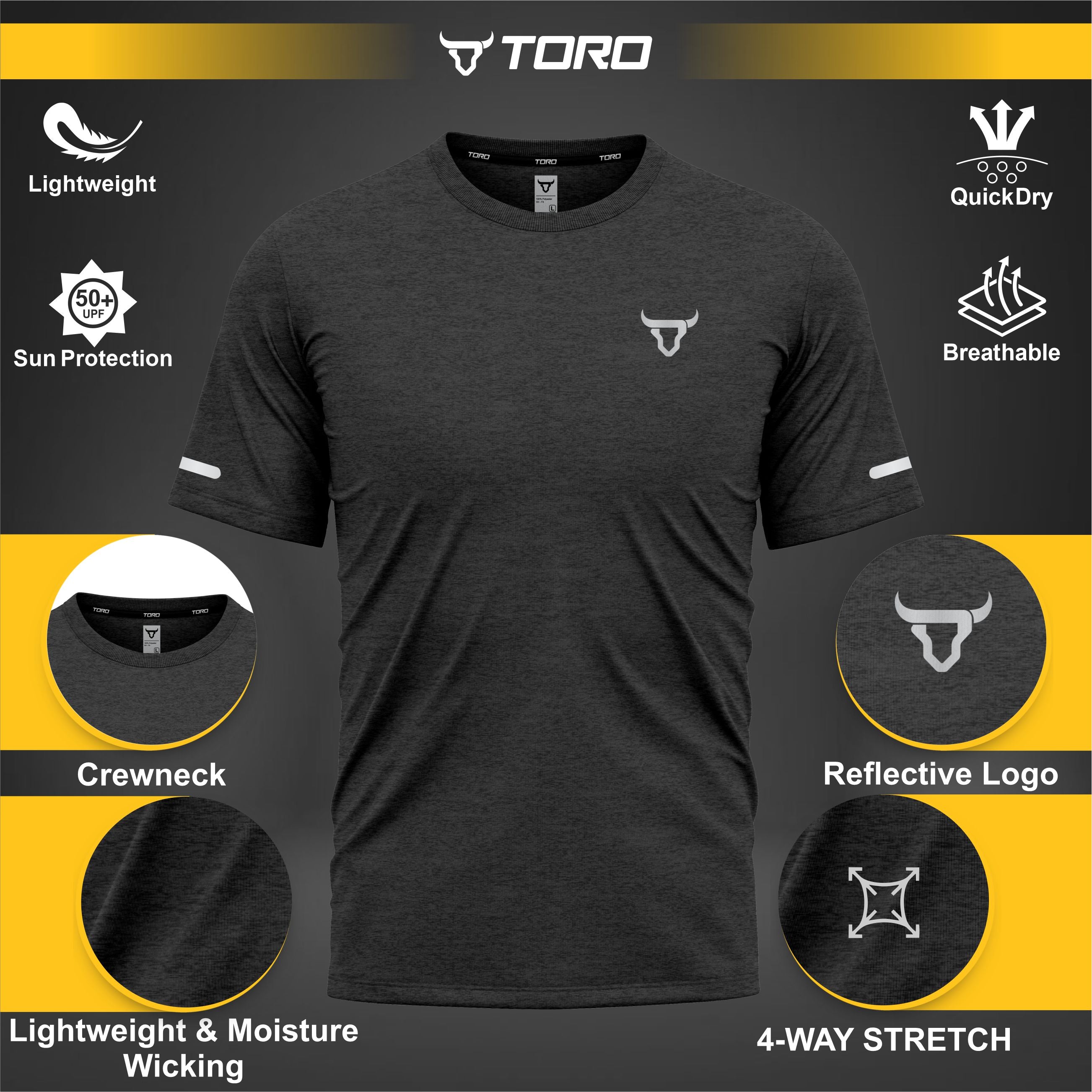 Toro Activa Youth Performance Tee - 3-Pack Bundle TORO ACTIVA