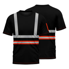 Toro Activa Hi-Vis Workwear TShirt T104 Orange/Black TORO ACTIVA