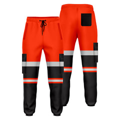 Toro Activa Workwear Fleece Joggers TR103 Orange/Black 2XL TORO ACTIVA