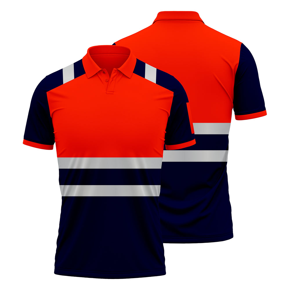 Toro Activa High Visibility Safety Work Wear Short Sleeve Polo Shirt P101 TORO ACTIVA