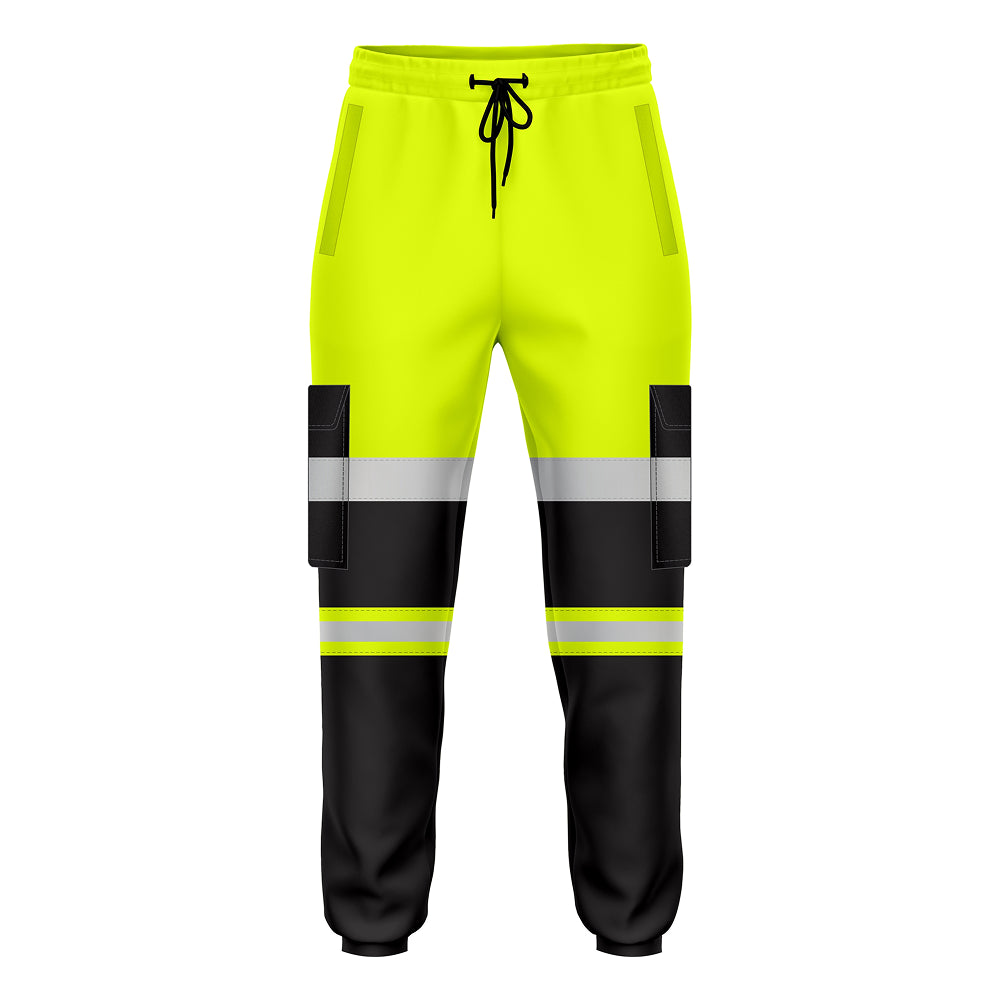 Toro Activa Workwear Fleece Joggers TR103- Yellow/Black 2XL TORO ACTIVA