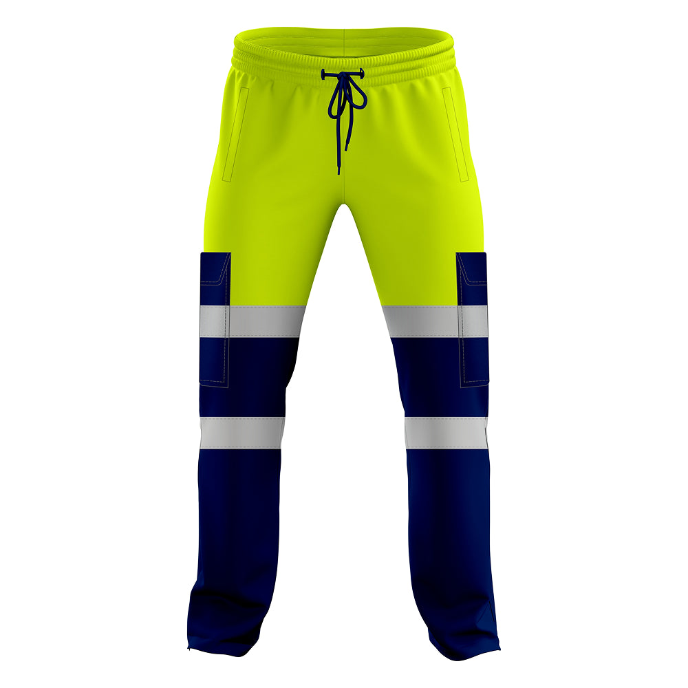 Toro Activa Workwear Fleece Joggers TR101 - Yellow/Navy 2XL TORO ACTIVA