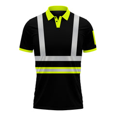 Yellow Hi Vis Polo Shirt P104 — EN ISO 20471 Class 2 Short Sleeve 2XL TORO ACTIVA