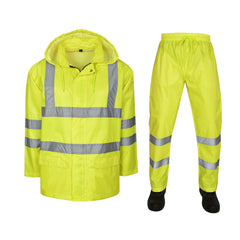 Toro Activa Lightweight Hi-Vis Rainsuit - RS105 Florecent Yellow TORO ACTIVA