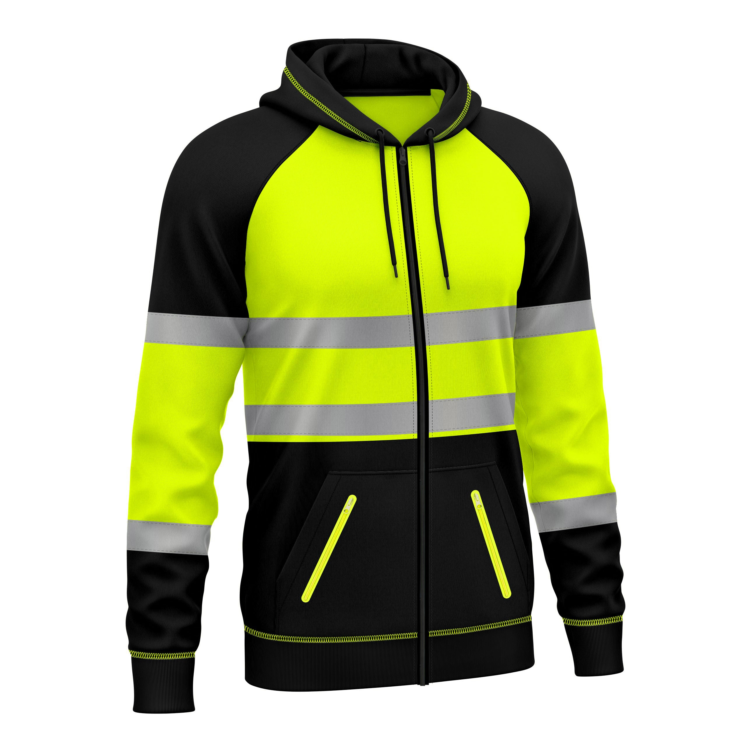 Toro Activa Hi-Vis Fleece Zipper Pullover Hoodie 1002 TORO ACTIVA