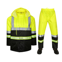 Toro Activa Lightweight Hi-Vis Rainsuit - RS103 Yellow/Black TORO ACTIVA