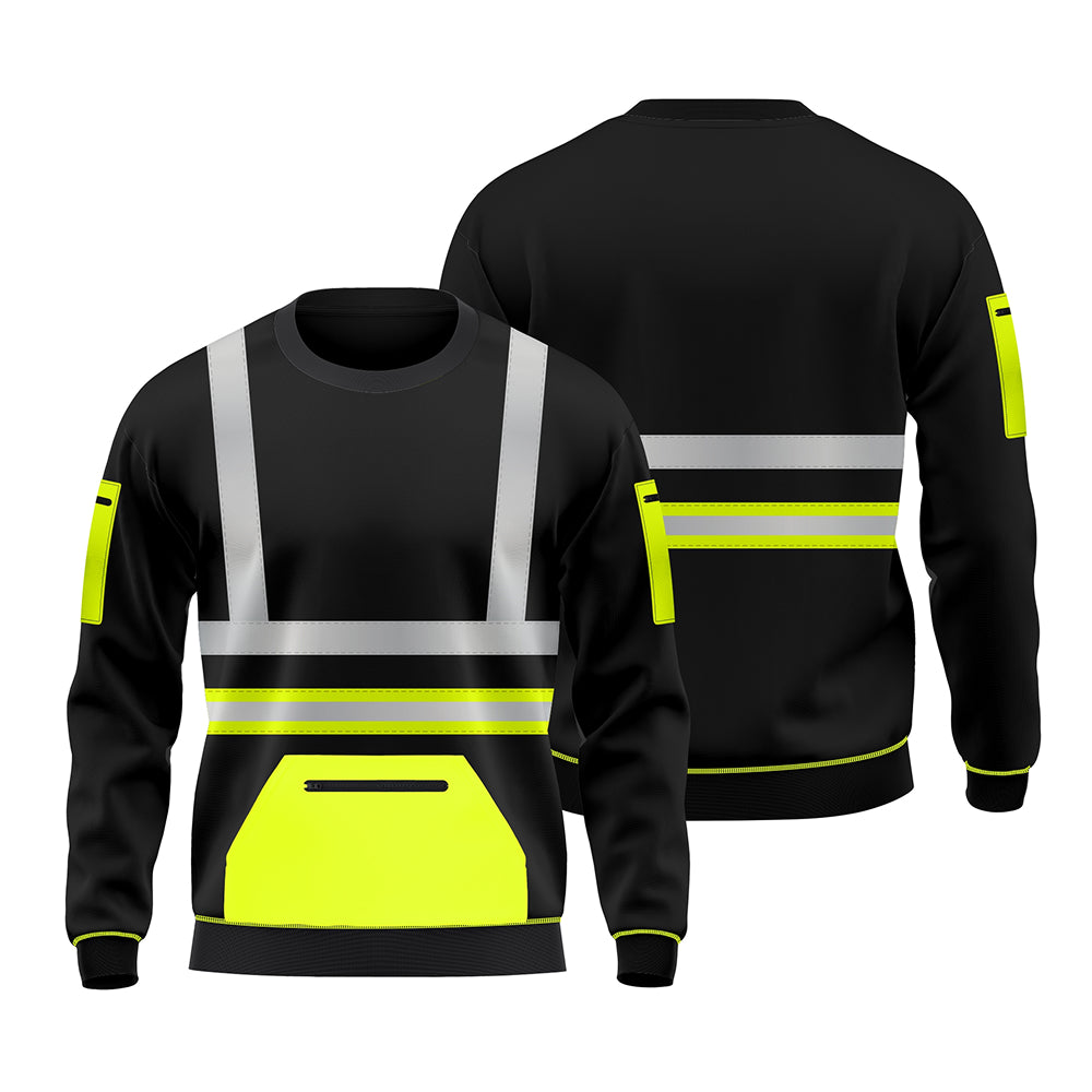 Toro Activa Workwear Hi-Vis Fleece Sweatshirt S104 TORO ACTIVA