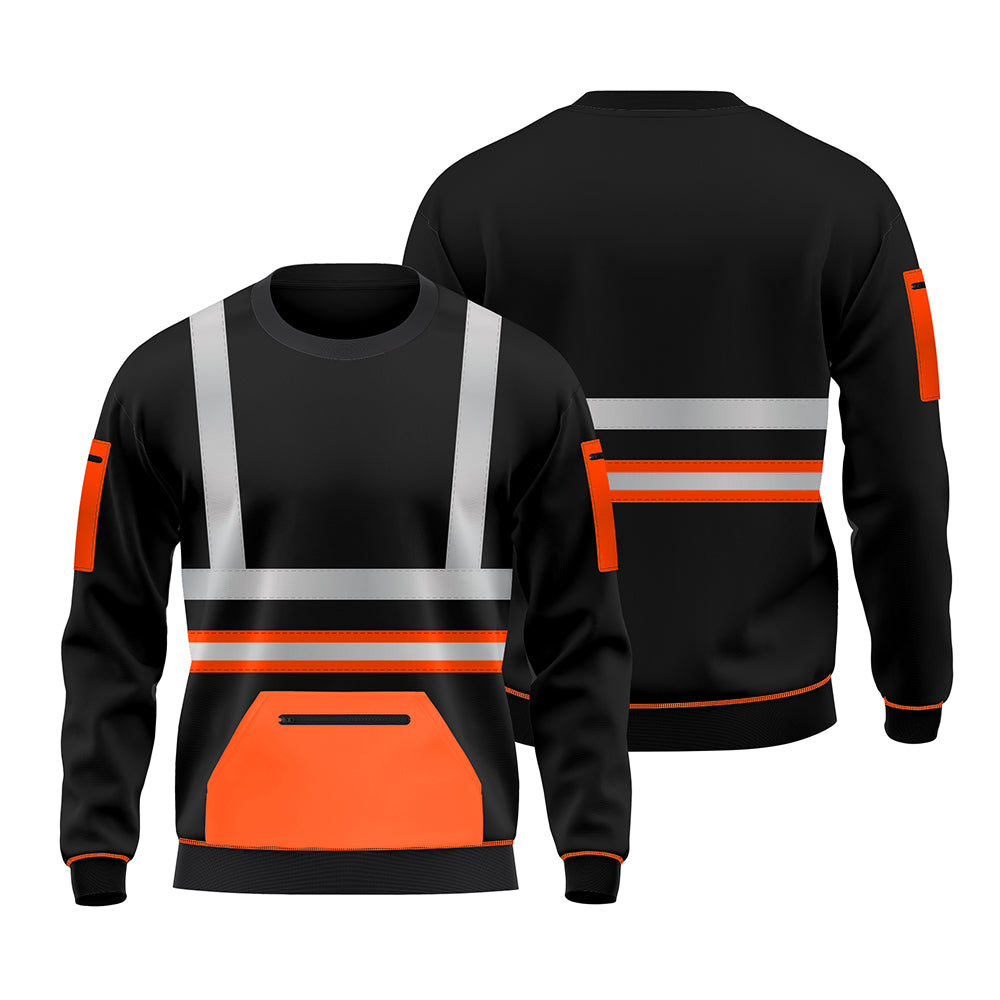Toro Activa Workwear Hi-Vis Fleece Sweatshirt S104 TORO ACTIVA