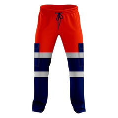 Toro Activa Workwear Fleece Joggers TR101 - Orange/Navy 2XL TORO ACTIVA
