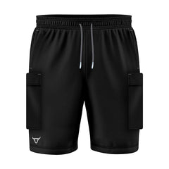 Toro Activa Tactical Utility Cargo Shorts Black Navy TORO ACTIVA