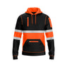 Hi-Vis Work Hoodie 1001 - Orange/Black | Fleece Workwear 2XL TORO ACTIVA