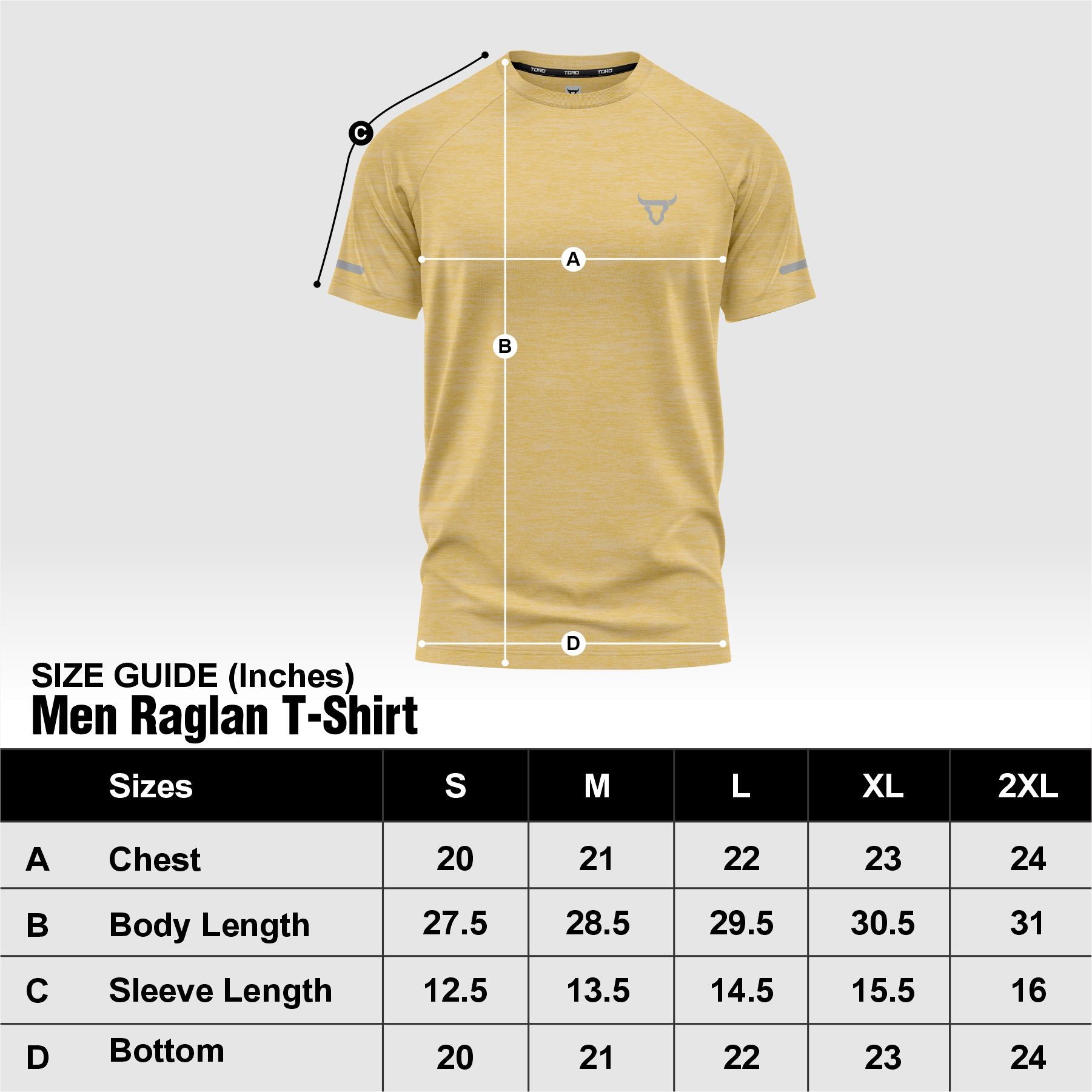 Toro Activa Performance Shirt - Orange/Blue/Yellow - Pack of 3 TORO ACTIVA