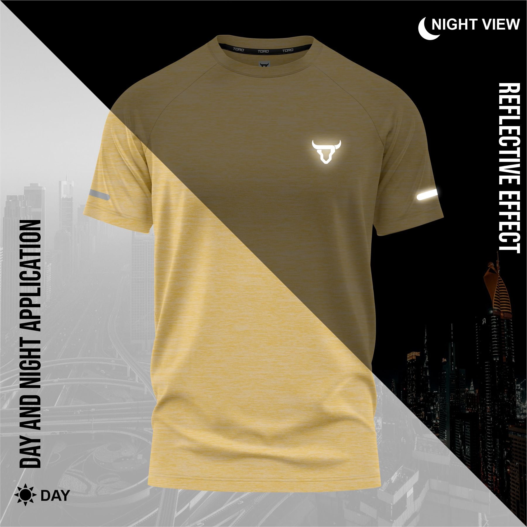 Toro Activa Performance Shirt - Orange/Blue/Yellow - Pack of 3 TORO ACTIVA