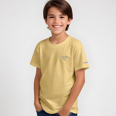 Toro Activa Youth Melange Performance Tee 3-Pack - Yellow - front view
