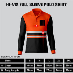 Hi Vis Long Sleeve Polo PF103 — Yellow or Orange | Toro Activa TORO ACTIVA