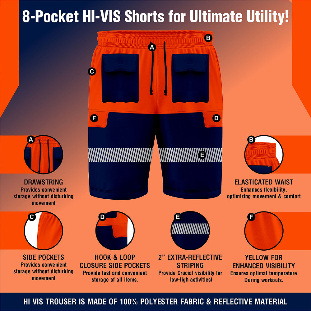 Toro Activa Hi-Vis Fleece Shorts SH107 TORO ACTIVA