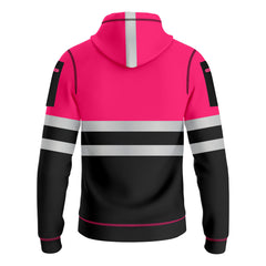 Toro Activa Hi-Vis Fleece Pullover Hoodie 1006 Kids - Pink/Black TORO ACTIVA