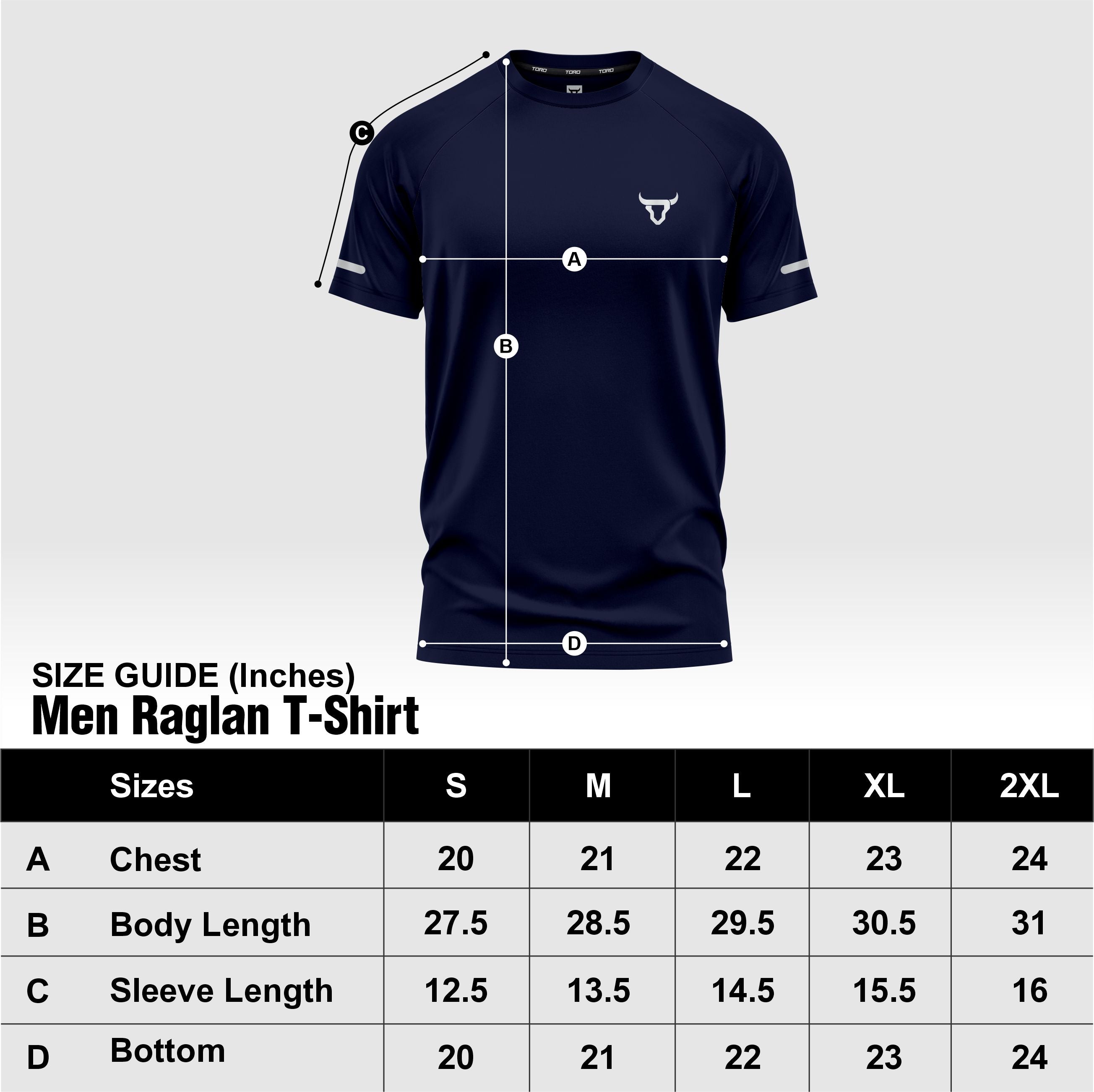 Toro Activa Performance Shirt - Black/Navy/Olive - Pack of 3 TORO ACTIVA