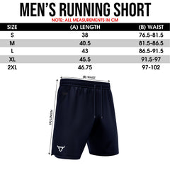 Toro Activa - Men's Running Shorts Pack of 2 Black Grey TORO ACTIVA