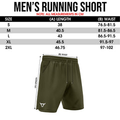Toro Activa - Men's Running Shorts Pack of 2 Black Grey TORO ACTIVA
