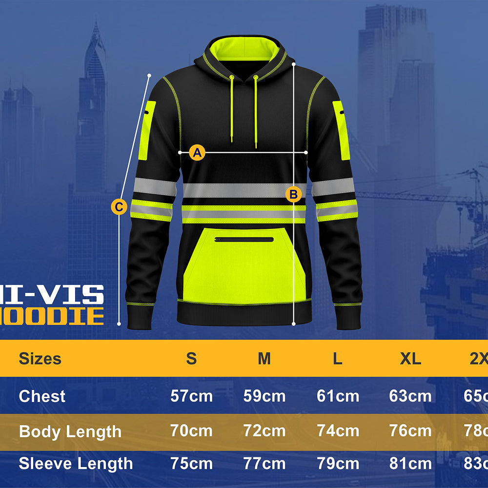 Toro Activa Essential Hi-Vis Fleece Pullover Hoodie 1006 TORO ACTIVA