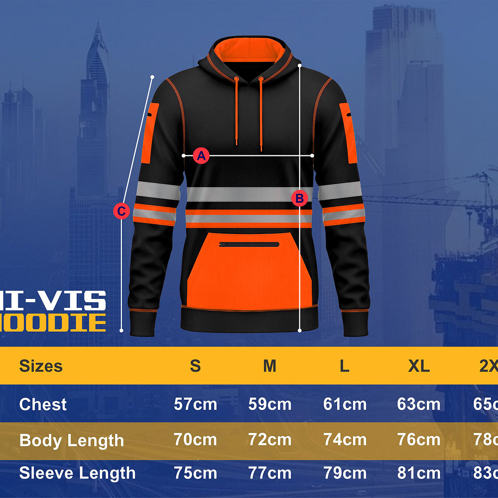 Toro Activa Essential Hi-Vis Fleece Pullover Hoodie 1006 TORO ACTIVA
