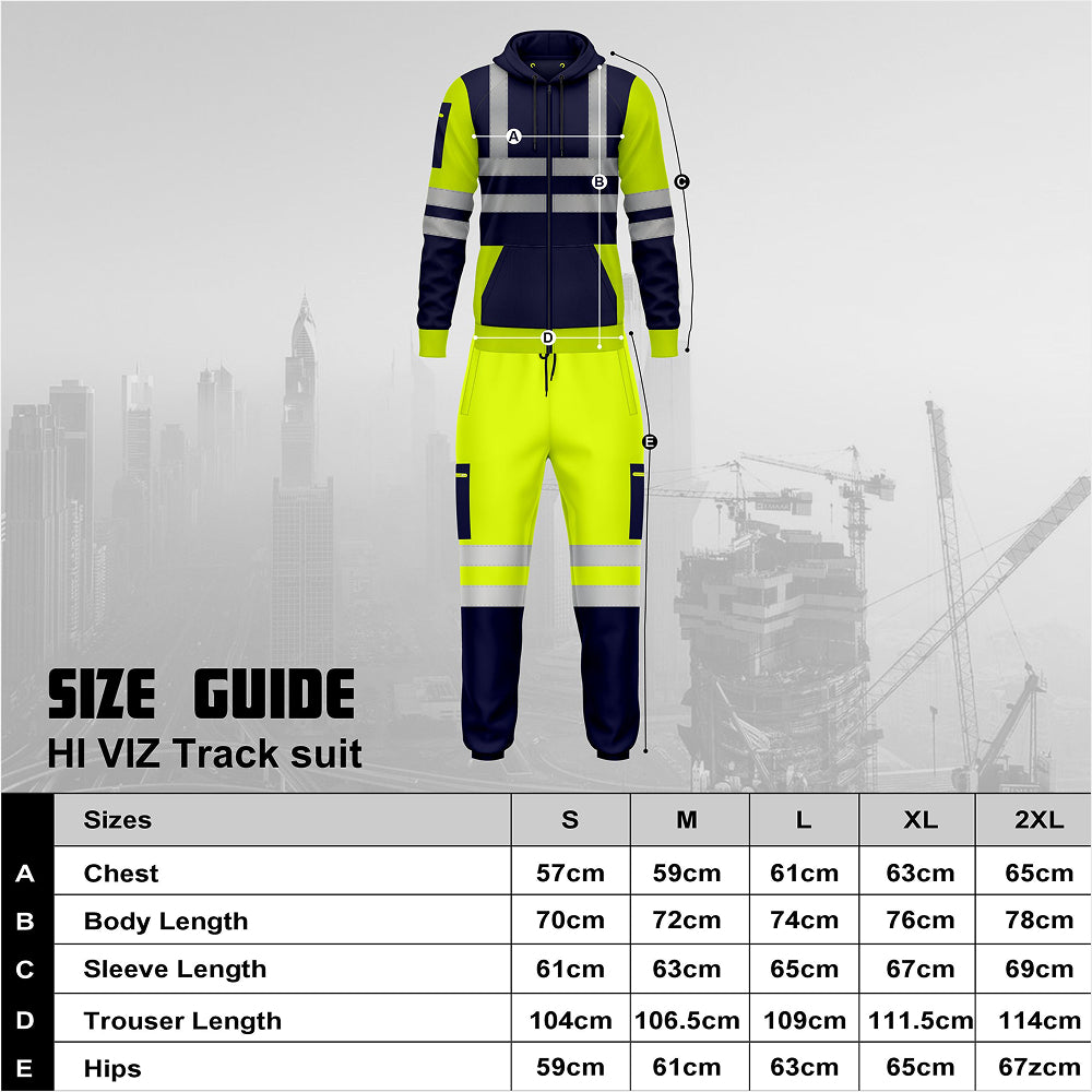 Toro Activa Hi-Vis Pullover Tracksuit - TS12 TORO ACTIVA