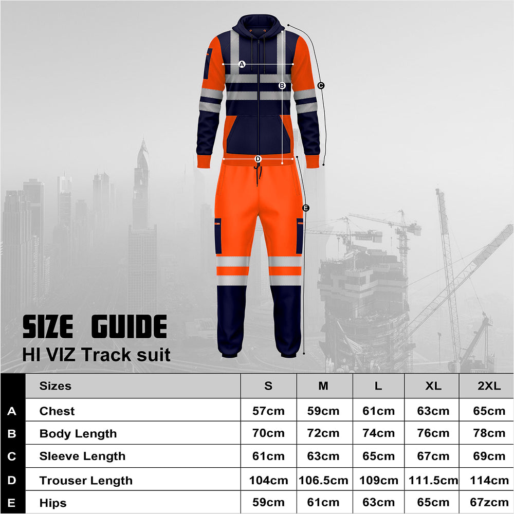 Toro Activa Hi-Vis Pullover Tracksuit - TS12 TORO ACTIVA
