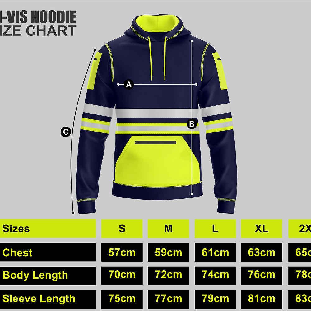 Toro Activa Essential Hi-Vis Fleece Pullover Hoodie 1006 TORO ACTIVA