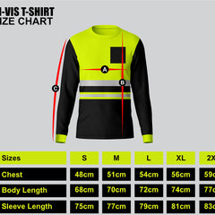 Toro Activa Hi-Vis Workwear TShirt TF103 Yellow/Black TORO ACTIVA