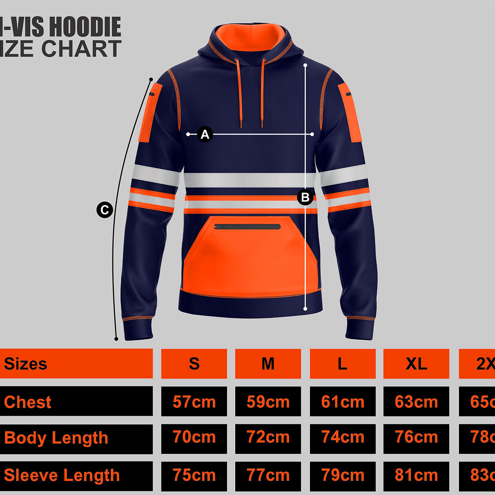 Toro Activa Essential Hi-Vis Fleece Pullover Hoodie 1006 TORO ACTIVA