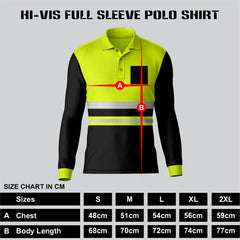 Hi Vis Long Sleeve Polo PF103 — Yellow or Orange | Toro Activa S TORO ACTIVA