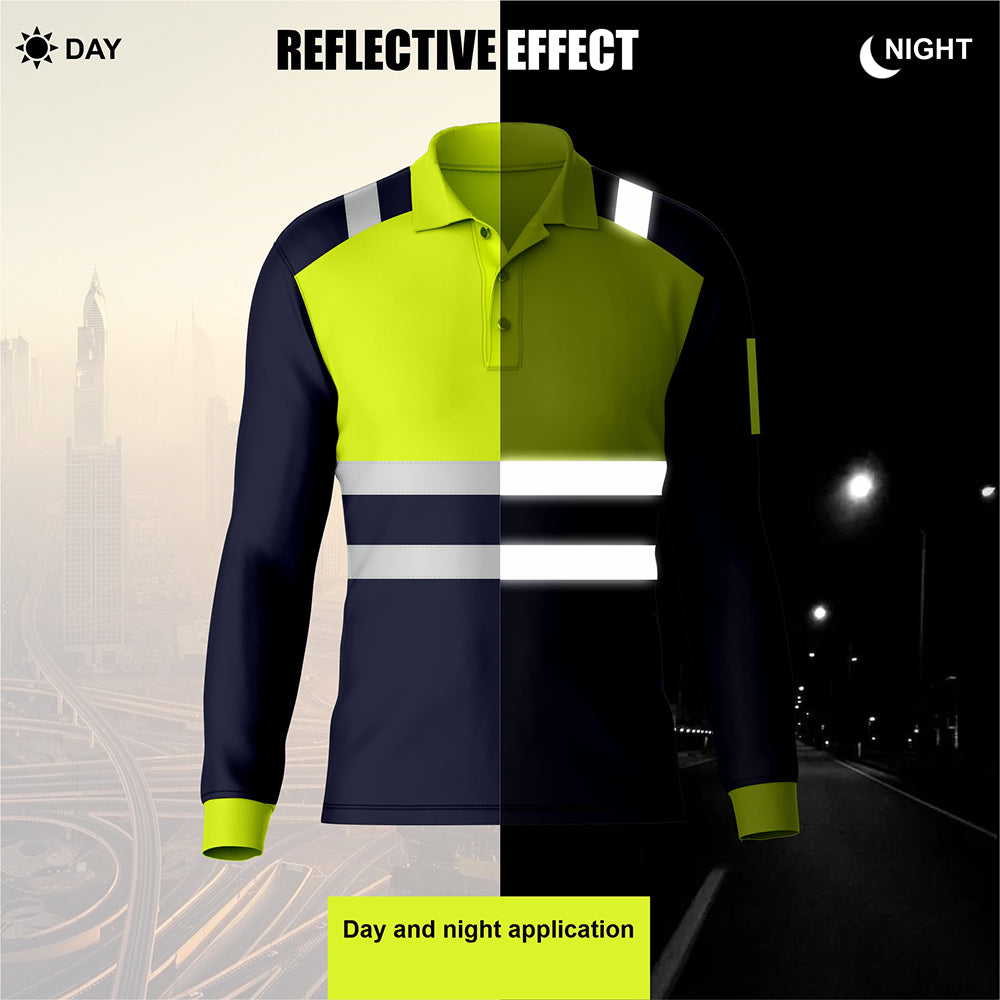 Toro Activa High Visibility Safety Work Wear Short Sleeve Polo Shirt PF103 TORO ACTIVA