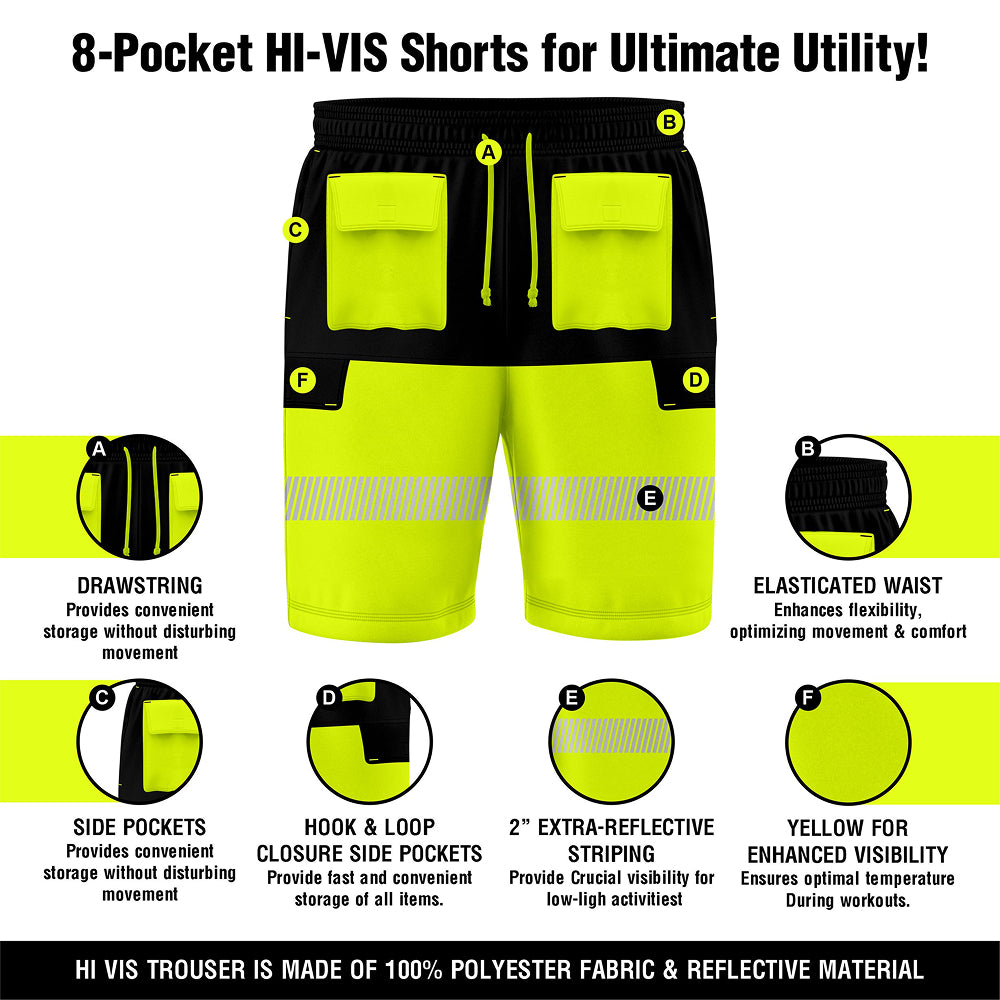 Toro Activa Hi-Vis Fleece Shorts SH106 TORO ACTIVA