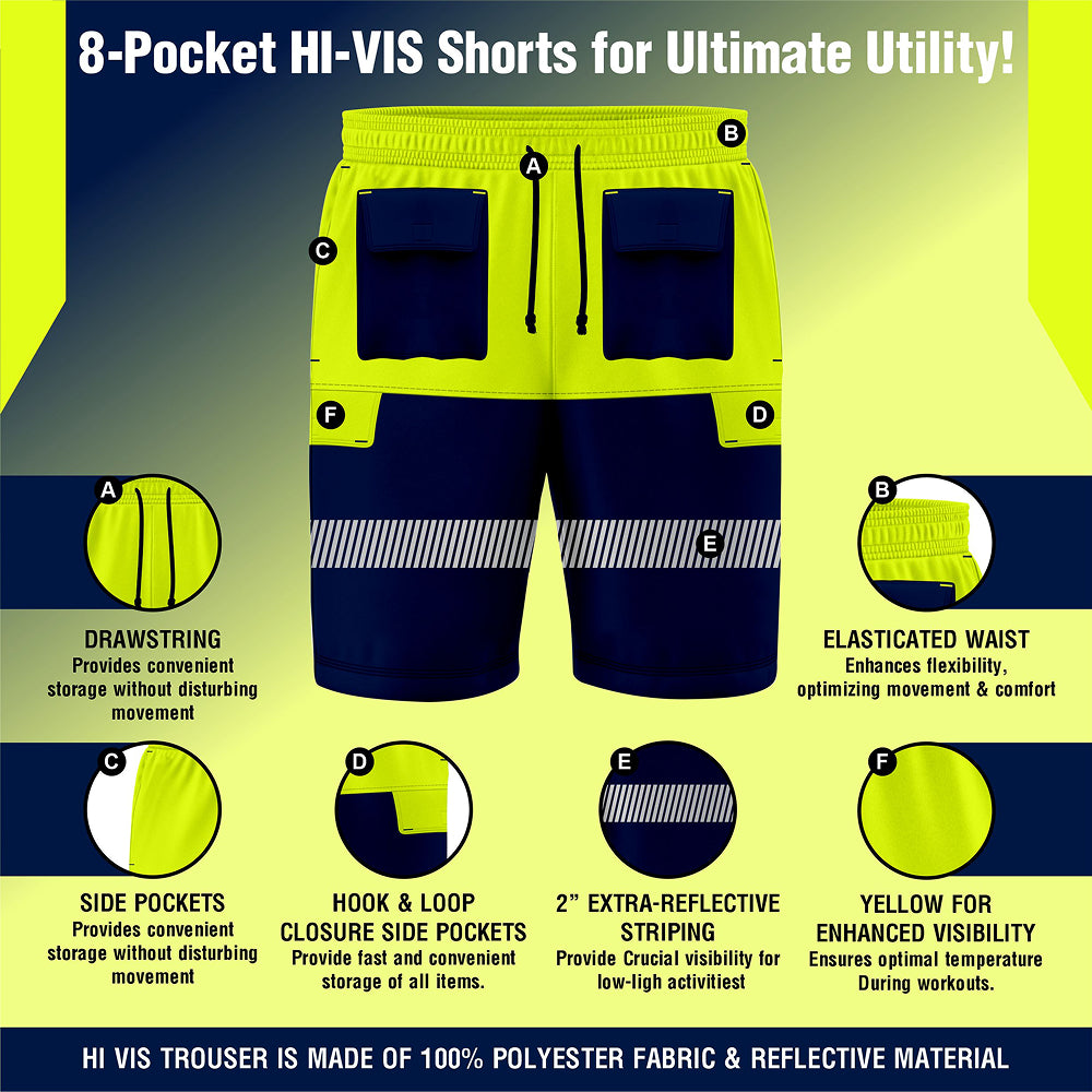 Toro Activa Hi-Vis Fleece Shorts SH107 TORO ACTIVA