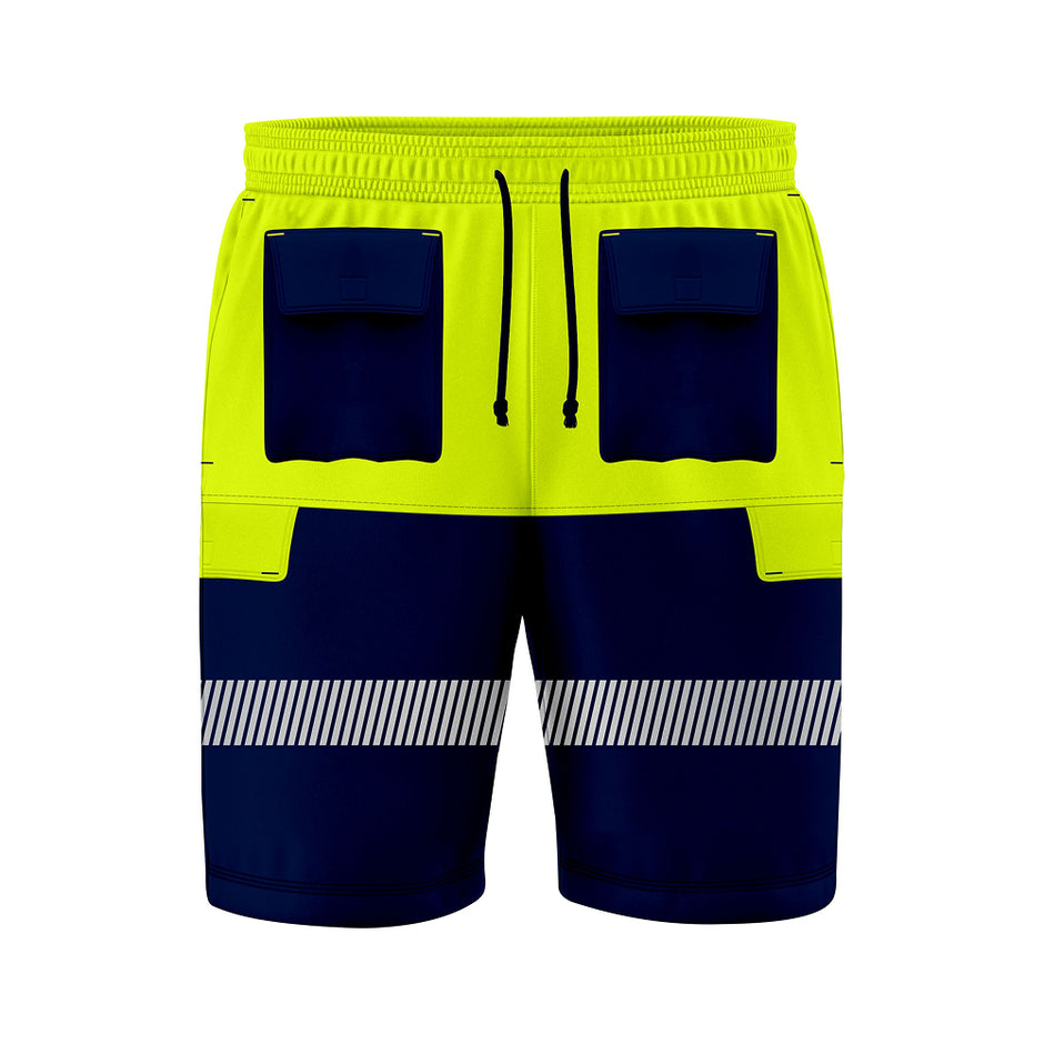 Hi-vis work shorts reflective cargo UK - Toro Activa