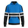 Toro Activa Hi-Vis Fleece Pullover Hoodie 1006 Kids Blue Black TORO ACTIVA