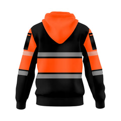 Toro Activa Mens Hi-Vis Pullover Hoodie 807 - Orange/Black TORO ACTIVA