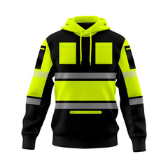Toro Activa Mens Hi-Vis Pullover Hoodie 807 - Yellow/Black TORO ACTIVA