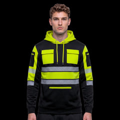 Toro Activa Mens Hi-Vis Pullover Hoodie 807 - Yellow/Black TORO ACTIVA